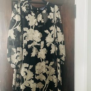 Maeve by Anthropologie Lace Long Sleeve Dress Size M